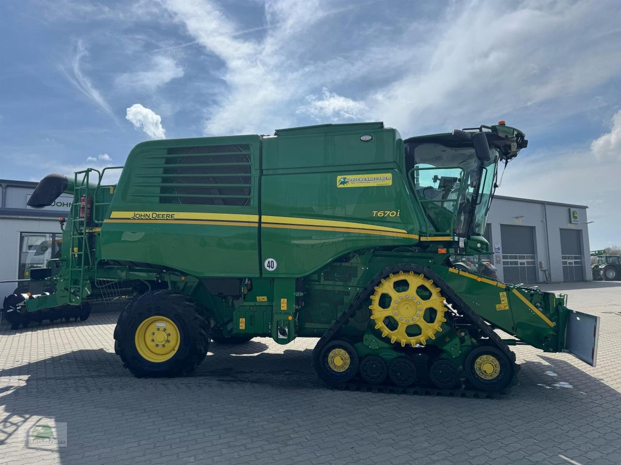 Mähdrescher типа John Deere T670i Raupe, Gebrauchtmaschine в Münchberg (Фотография 4)