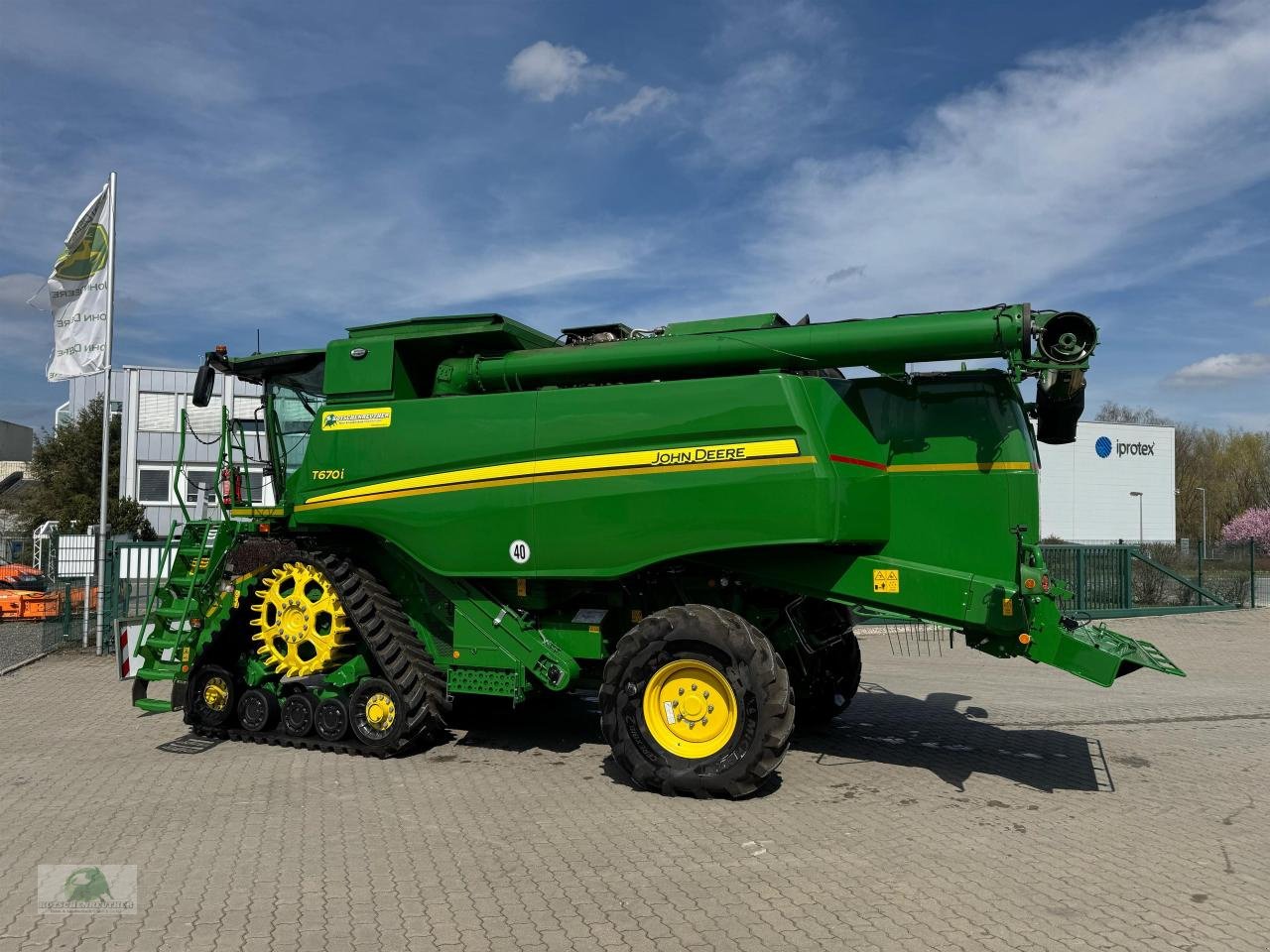 Mähdrescher типа John Deere T670i Raupe, Gebrauchtmaschine в Münchberg (Фотография 9)