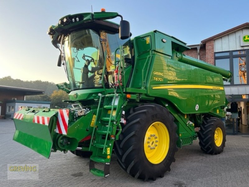 Mähdrescher des Typs John Deere T670i Raupenfahrwerk inkl. 725X Schneidwerk, Gebrauchtmaschine in Greven (Bild 7)