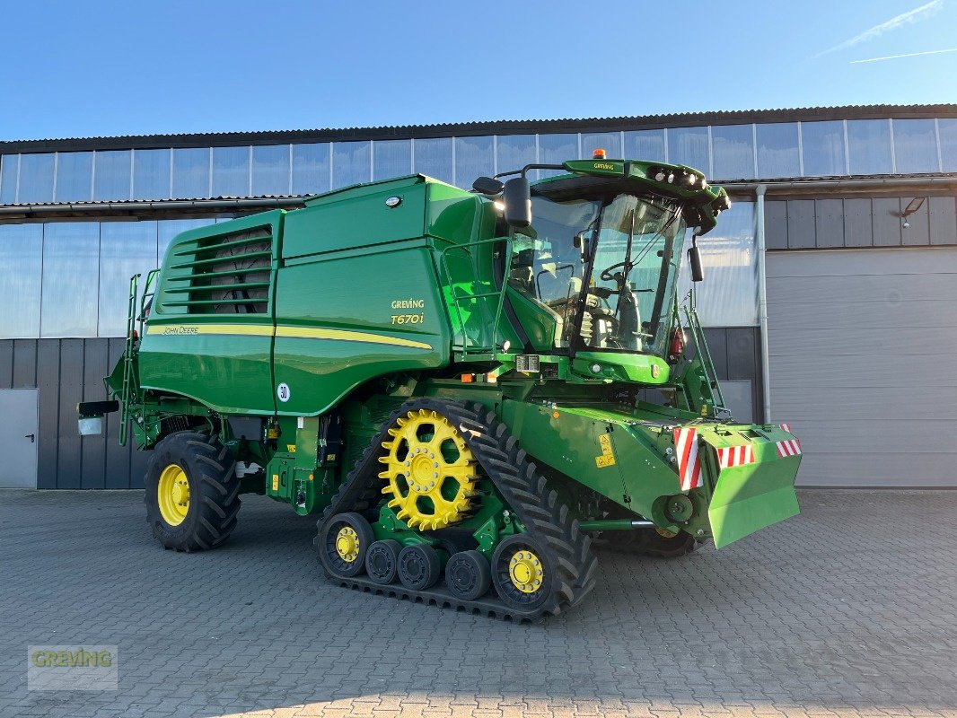 Mähdrescher of the type John Deere T670i Raupenfahrwerk inkl. 725X Schneidwerk, Gebrauchtmaschine in Greven (Picture 4)