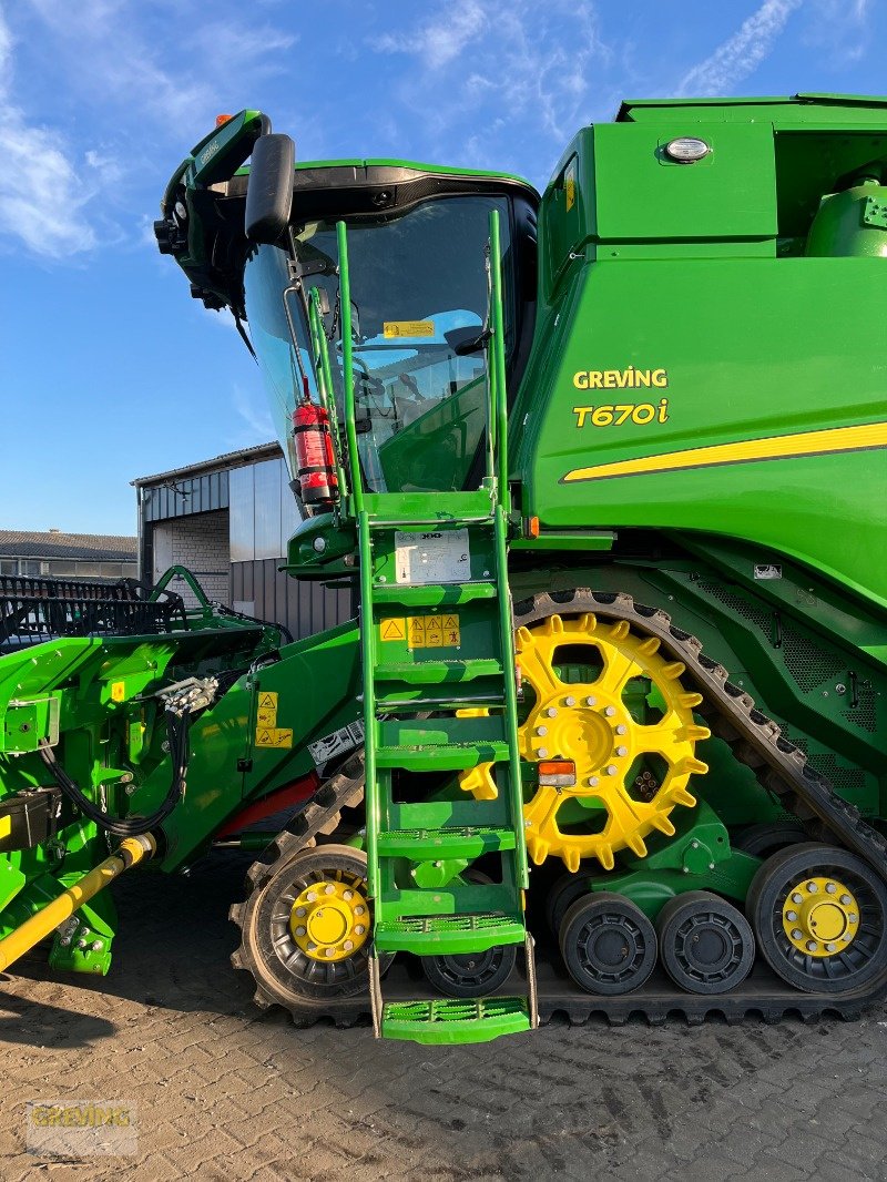 Mähdrescher of the type John Deere T670i Raupenfahrwerk inkl. 725X Schneidwerk, Gebrauchtmaschine in Greven (Picture 9)
