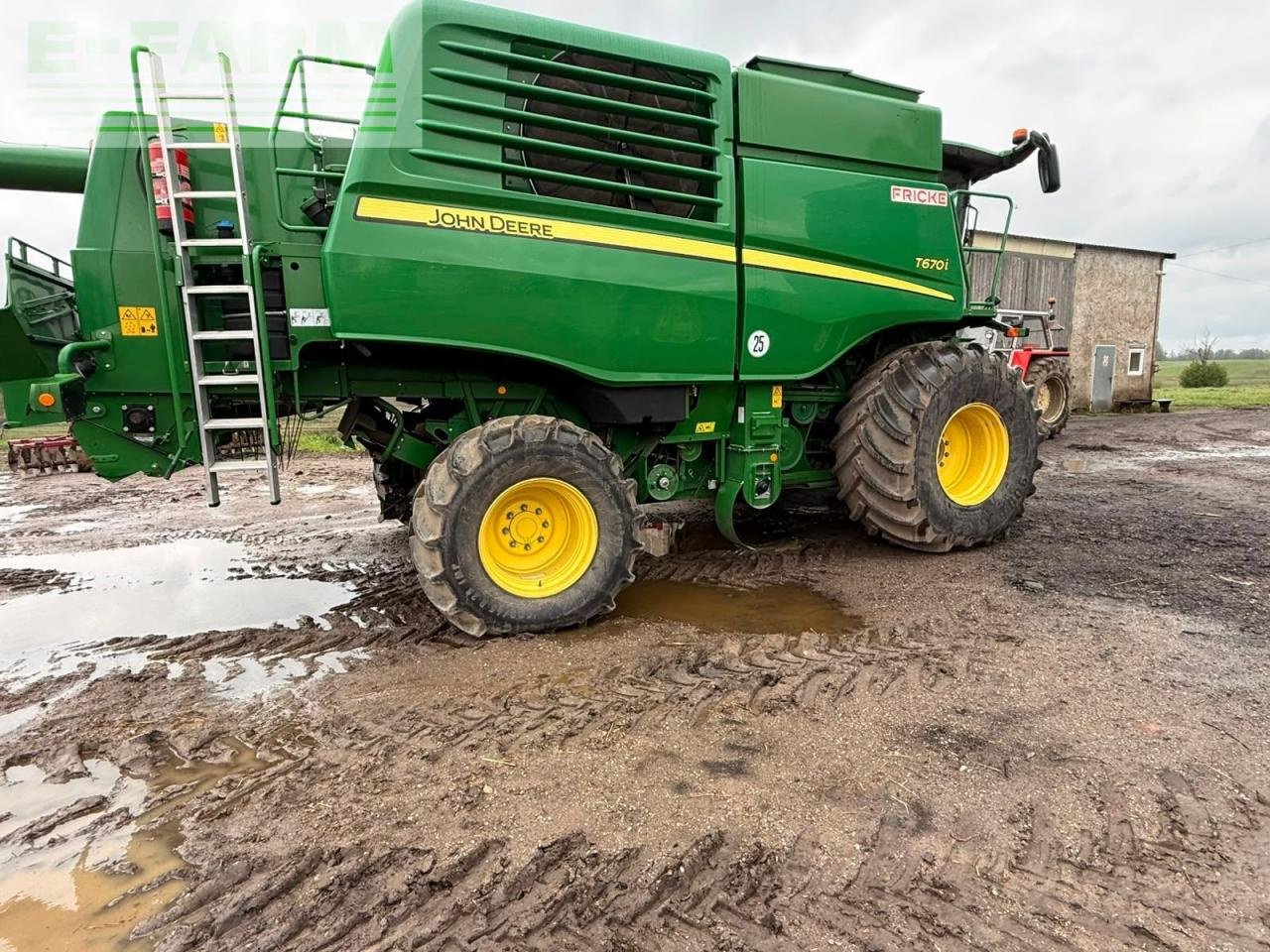 Mähdrescher Türe ait John Deere T670i, Gebrauchtmaschine içinde Hamburg (resim 8)