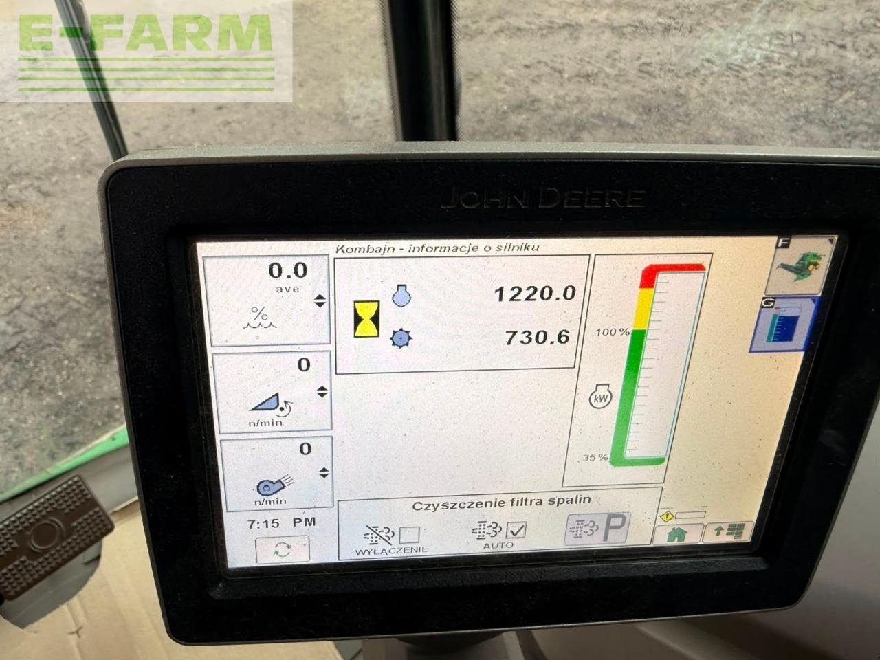 Mähdrescher Türe ait John Deere T670i, Gebrauchtmaschine içinde Hamburg (resim 10)