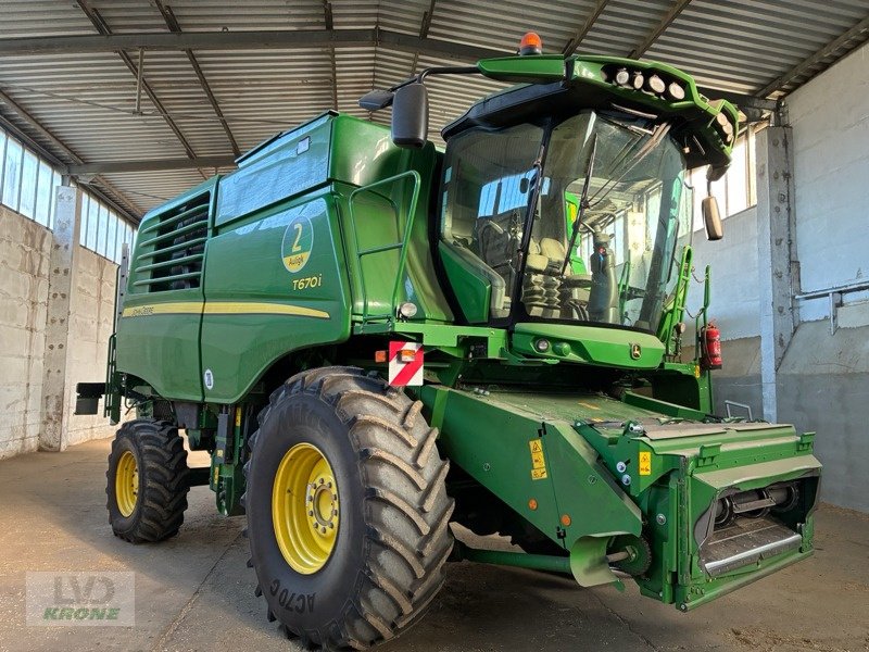 Mähdrescher van het type John Deere T670i, Gebrauchtmaschine in Zorbau (Foto 3)
