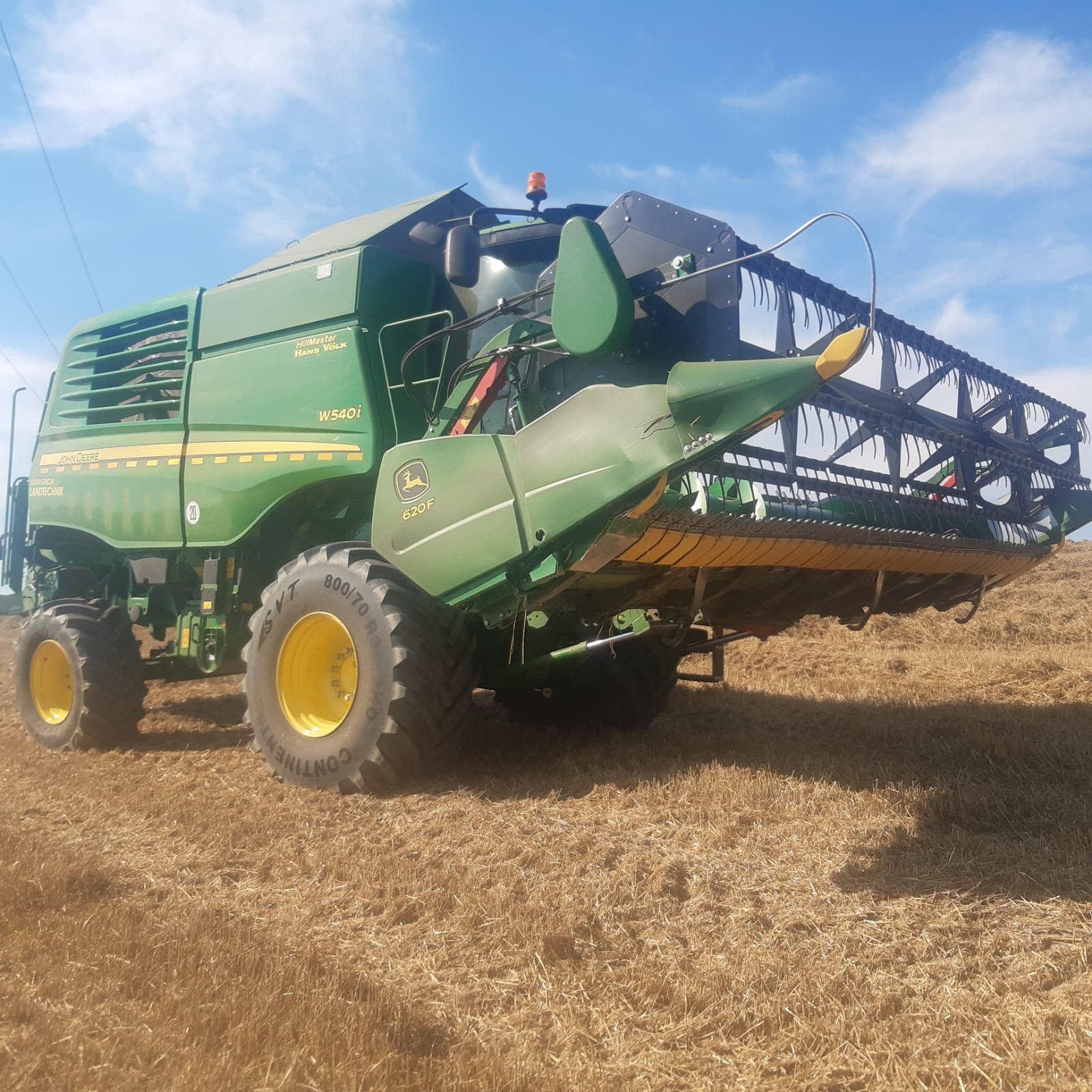 Mähdrescher типа John Deere W 550 HM, Gebrauchtmaschine в Altfraunhofen (Фотография 5)