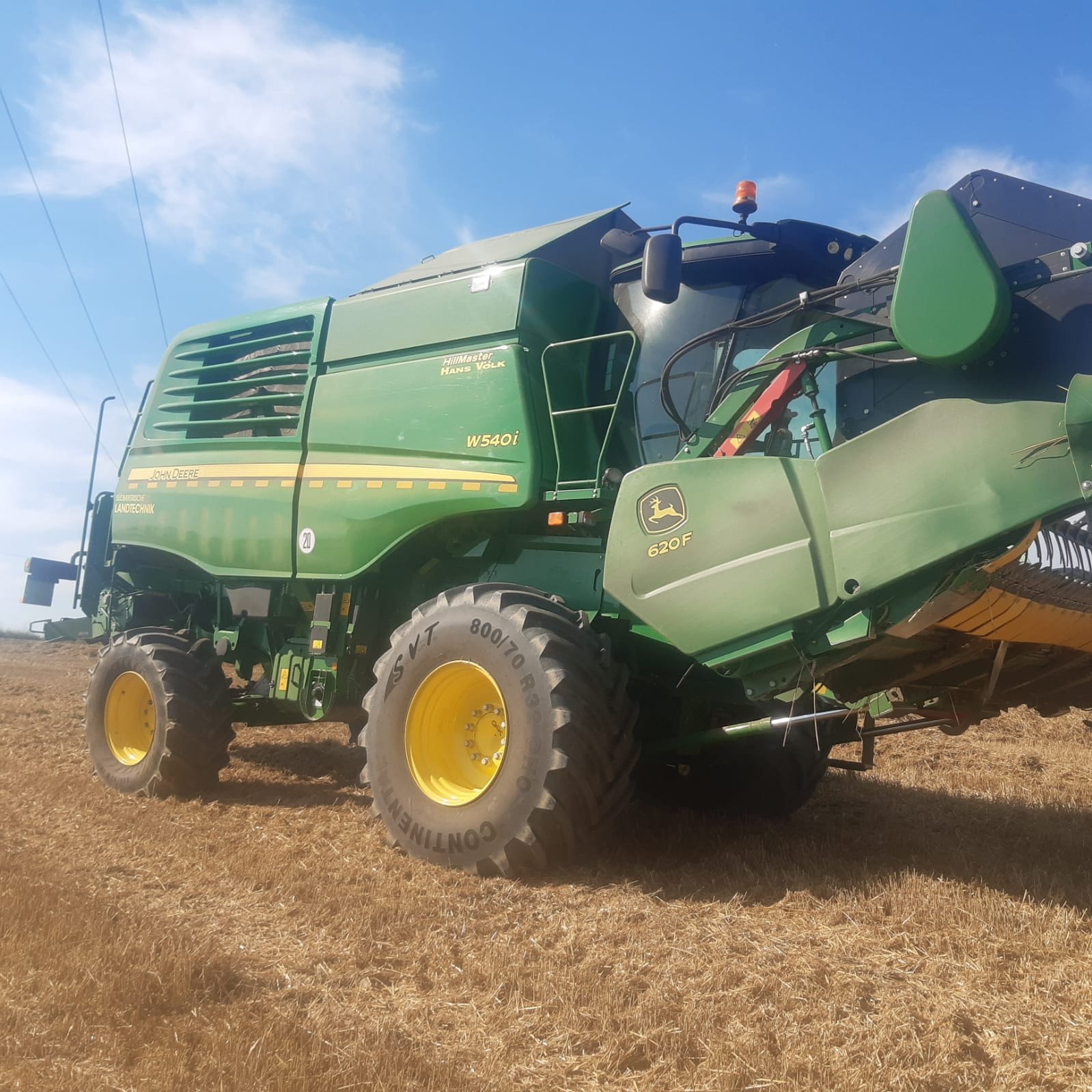 Mähdrescher типа John Deere W 550 HM, Gebrauchtmaschine в Altfraunhofen (Фотография 9)