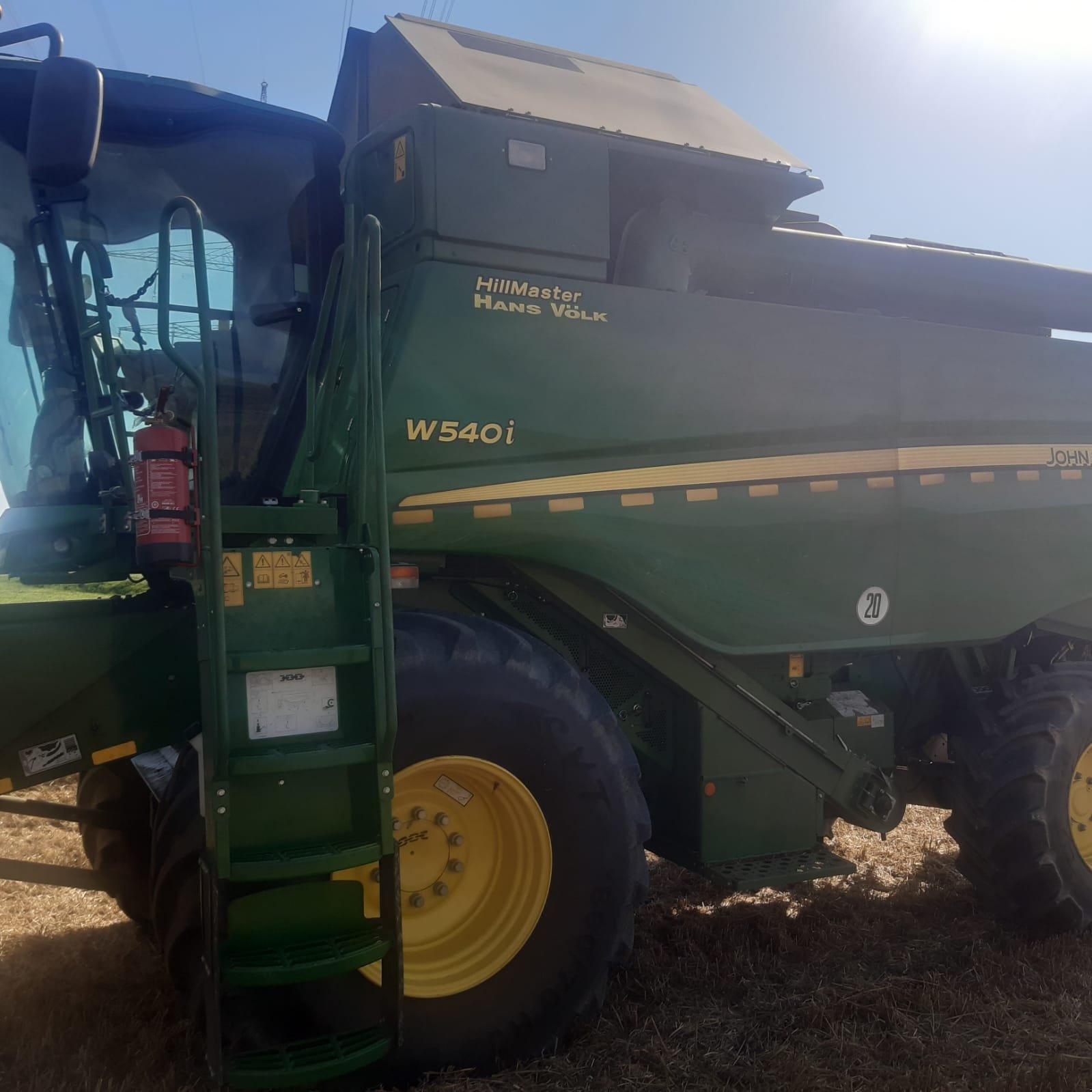 Mähdrescher типа John Deere W 550 HM, Gebrauchtmaschine в Altfraunhofen (Фотография 10)