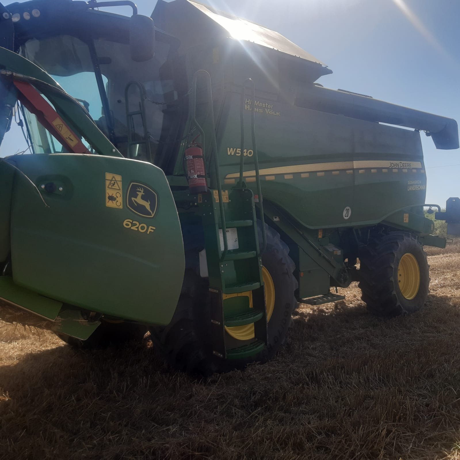 Mähdrescher типа John Deere W 550 HM, Gebrauchtmaschine в Altfraunhofen (Фотография 11)