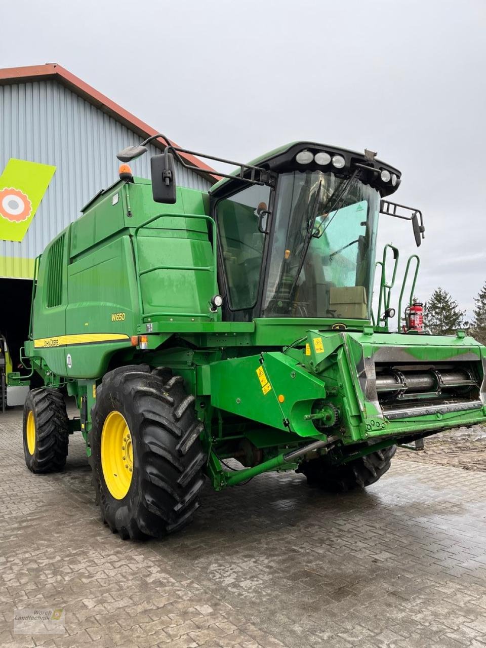 Mähdrescher des Typs John Deere W 650, Gebrauchtmaschine in Schora (Bild 3)