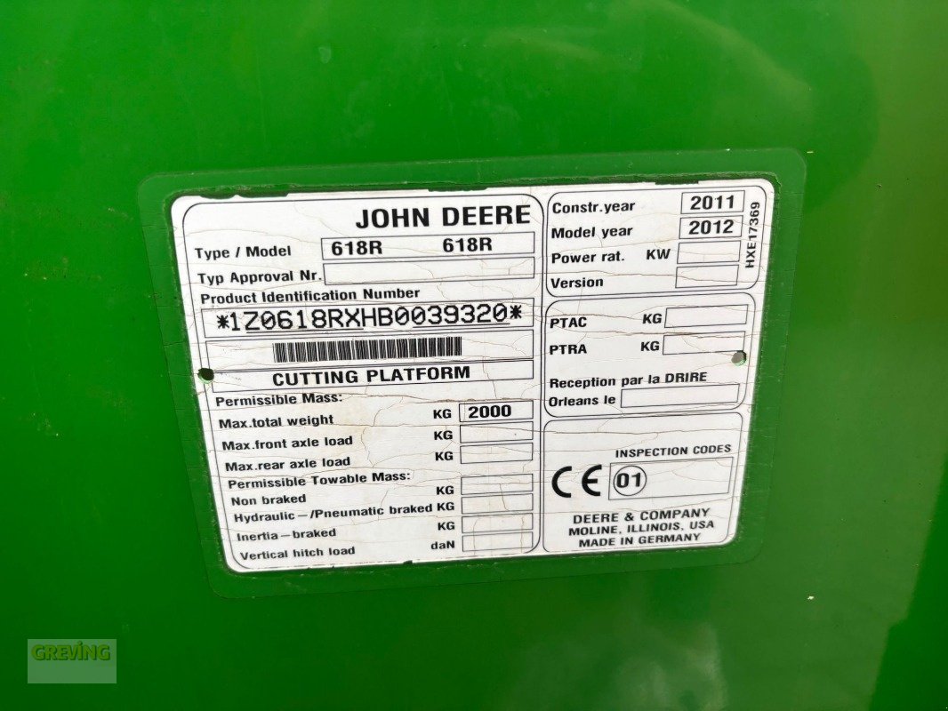 Mähdrescher a típus John Deere W540C + 618 Schneidwerk, Gebrauchtmaschine ekkor: Ahaus (Kép 24)