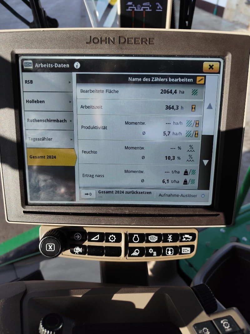 Mähdrescher типа John Deere X9 1000 mit HD40X, SWW, PGPP, Gebrauchtmaschine в Barnstädt (Фотография 26)