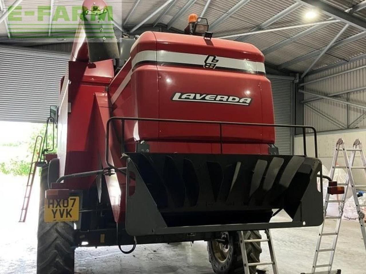 Mähdrescher Türe ait Laverda 255 LCS, Gebrauchtmaschine içinde MICHELDEVER, WINCHESTER (resim 5)