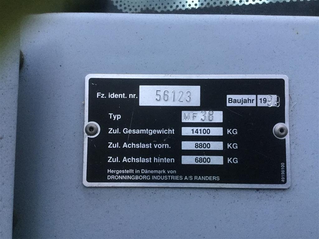 Mähdrescher des Typs Massey Ferguson 38 dv 2 med autolevel skærebord, Gebrauchtmaschine in Kongerslev (Bild 7)