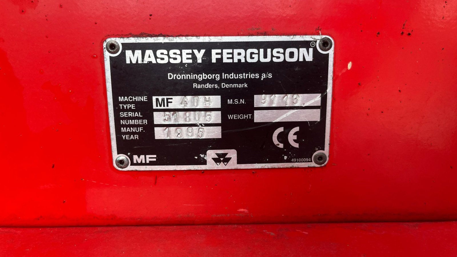 Mähdrescher tip Massey Ferguson 40, Gebrauchtmaschine in Horsens (Poză 16)