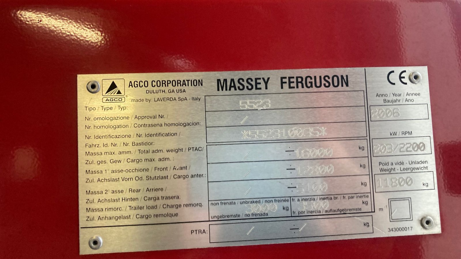 Mähdrescher of the type Massey Ferguson 7260, Gebrauchtmaschine in Skive (Picture 11)