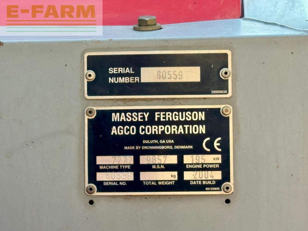 Mähdrescher tip Massey Ferguson 7272 Cerea, Gebrauchtmaschine in Hamburg (Poză 4)