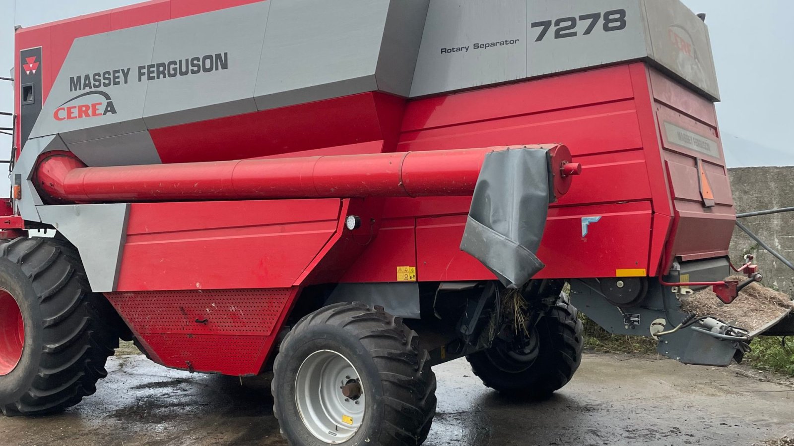 Mähdrescher Türe ait Massey Ferguson 7278 Cerea, Gebrauchtmaschine içinde Haderslev (resim 3)