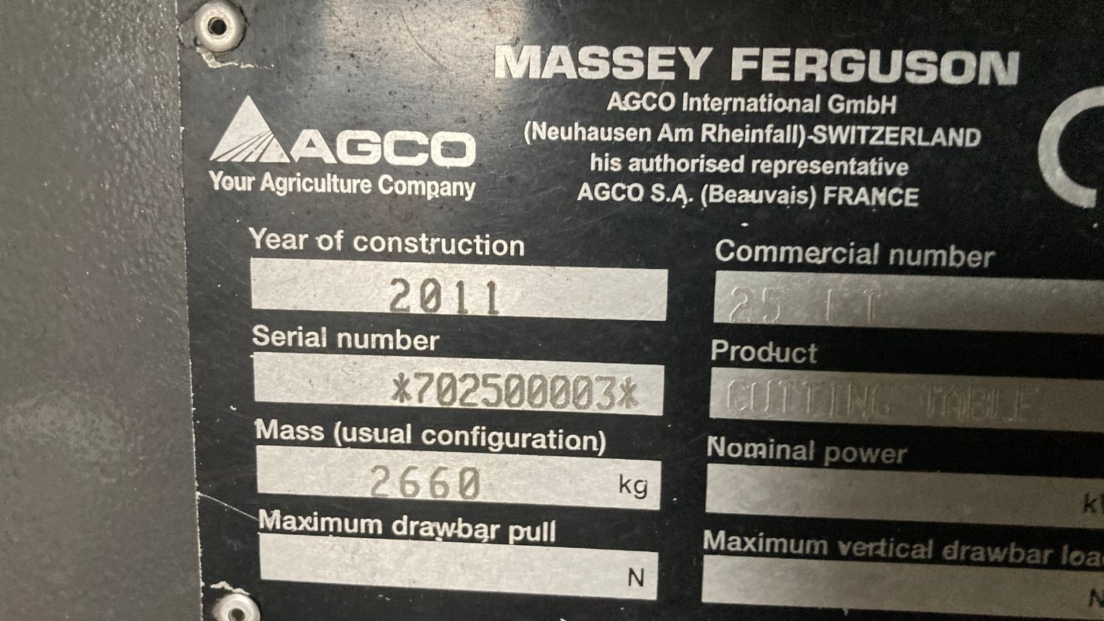 Mähdrescher typu Massey Ferguson 7282 Centora, Gebrauchtmaschine w Skive (Zdjęcie 23)