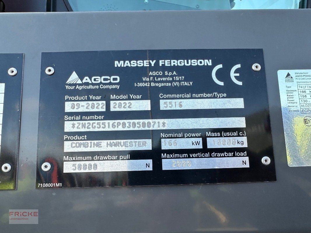 Mähdrescher des Typs Massey Ferguson 7344 Activa, Gebrauchtmaschine in Bockel - Gyhum (Bild 5)