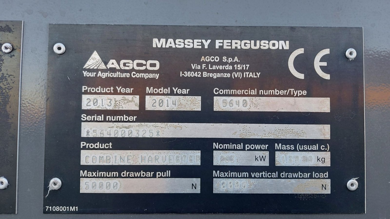 Mähdrescher vrste Massey Ferguson 7370 Beta, Gebrauchtmaschine v Nykøbing M (Slika 7)