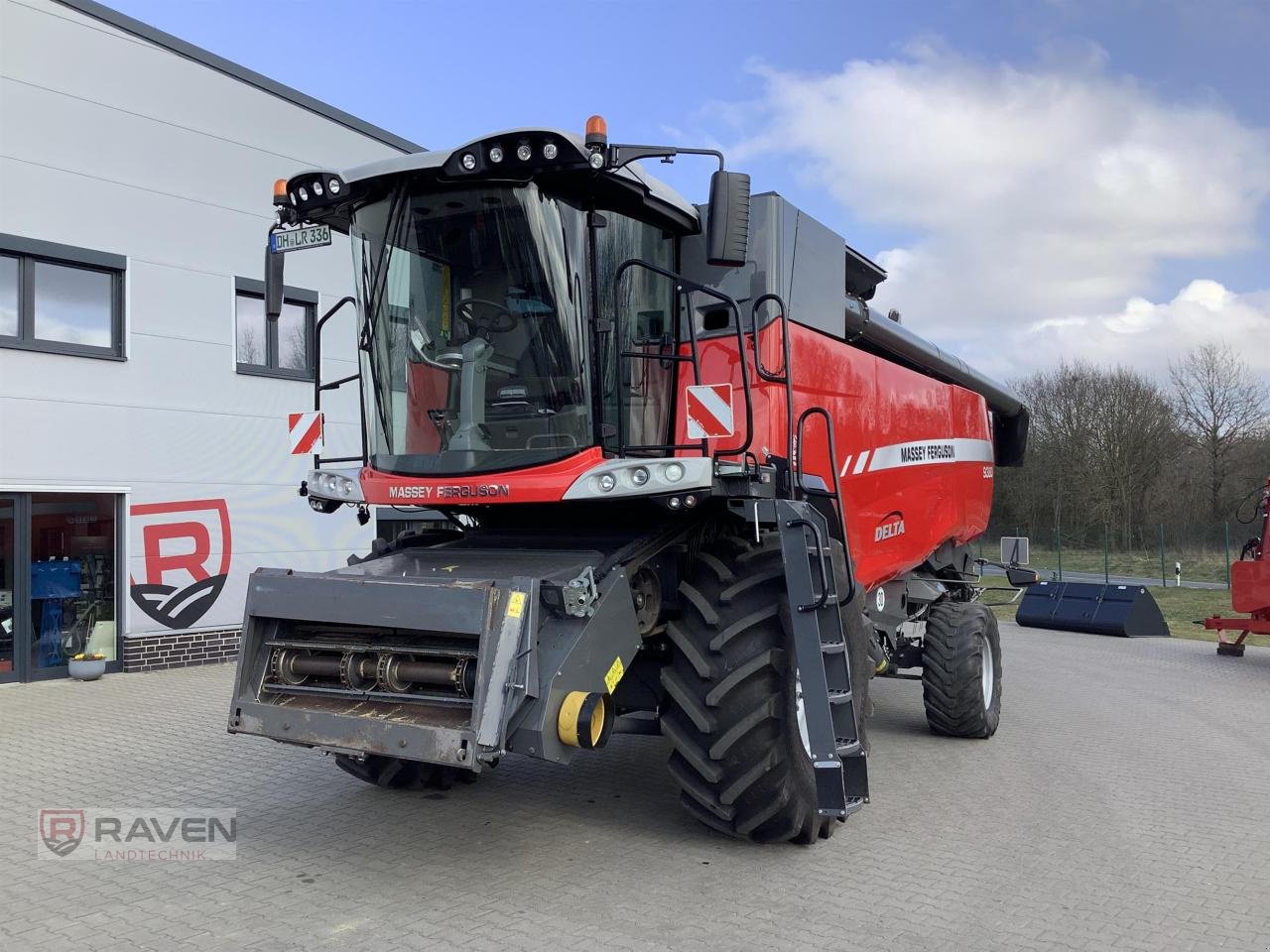 Mähdrescher Türe ait Massey Ferguson 9380 Delta Fendt 9490 X, Mietmaschine içinde Sulingen (resim 3)