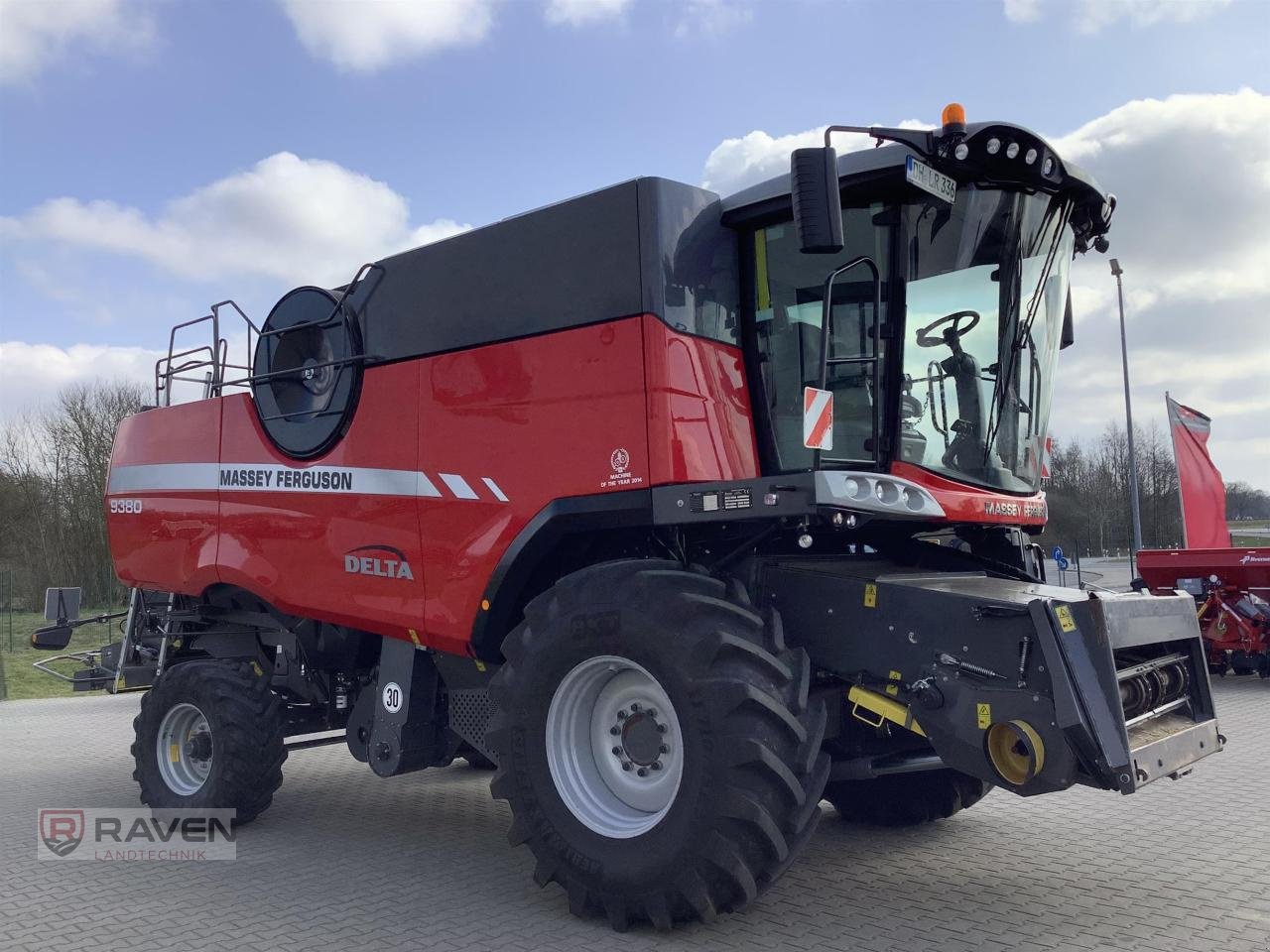 Mähdrescher Türe ait Massey Ferguson 9380 Delta Fendt 9490 X, Mietmaschine içinde Sulingen (resim 5)