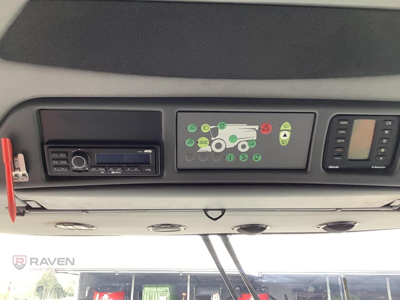 Mähdrescher Türe ait Massey Ferguson 9380 Delta Fendt 9490 X, Mietmaschine içinde Sulingen (resim 17)