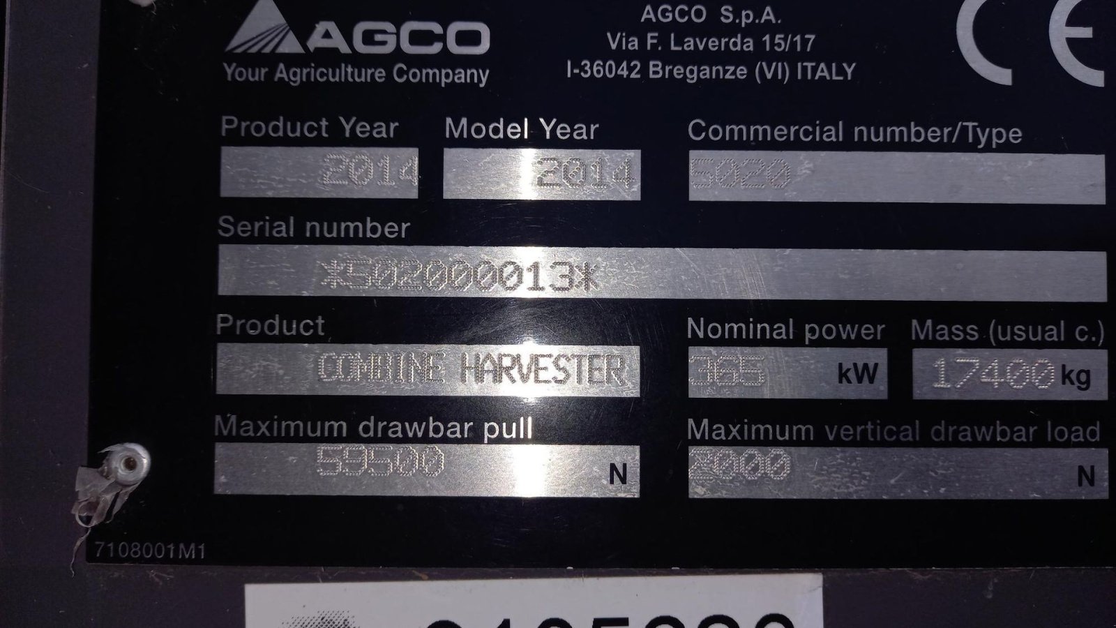 Mähdrescher des Typs Massey Ferguson 9380 DELTA med 35 fods Powerflow, Gebrauchtmaschine in Roskilde (Bild 4)