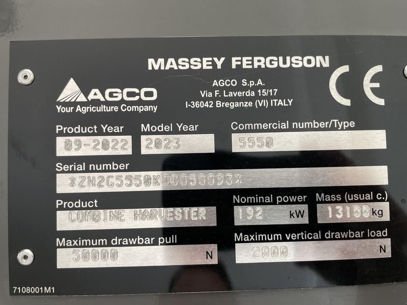 Mähdrescher des Typs Massey Ferguson MÄHDRESCHER MF7345S (MCS) ACTI, Neumaschine in Landsberg am Lech (Bild 4)