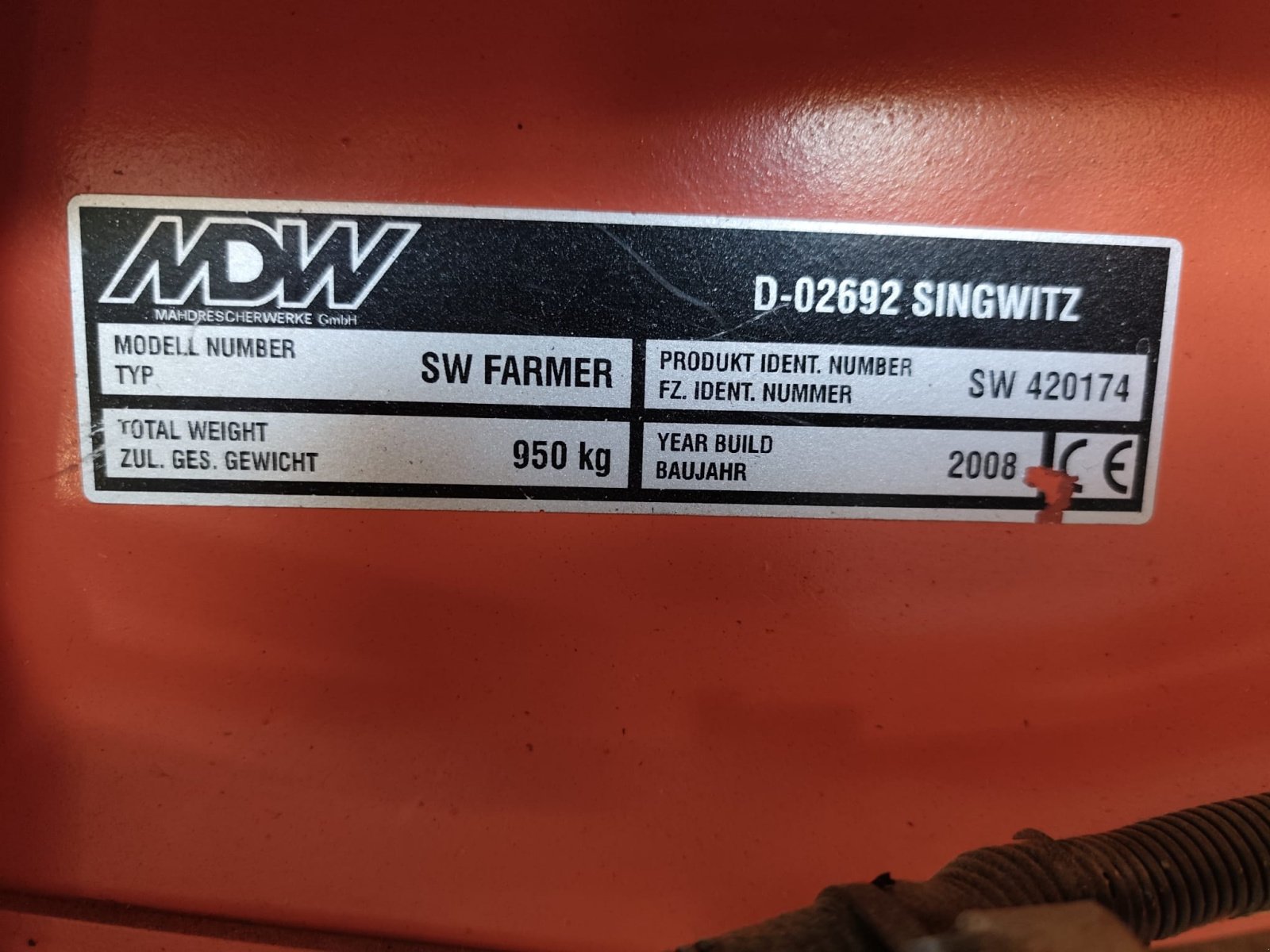 Mähdrescher del tipo MDW Hemas 220 CS, Gebrauchtmaschine In Taucha (Immagine 16)