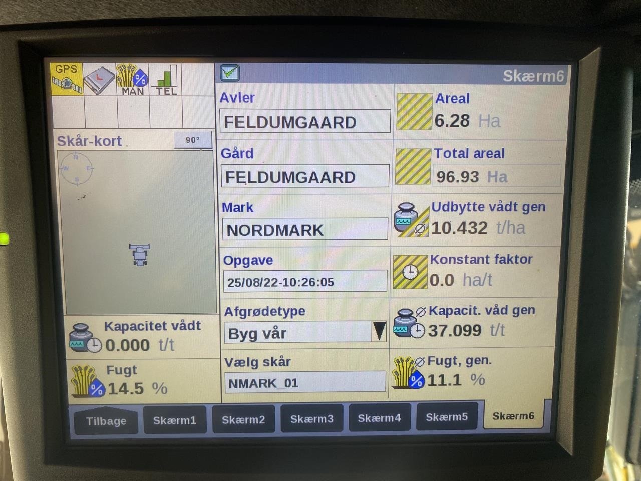 Mähdrescher Türe ait New Holland 10.90 ST5 EU 14,5, Gebrauchtmaschine içinde Maribo (resim 13)