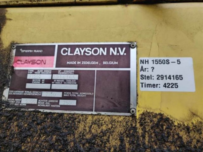 Mähdrescher tip New Holland 1550S, Gebrauchtmaschine in Hemmet (Poză 3)