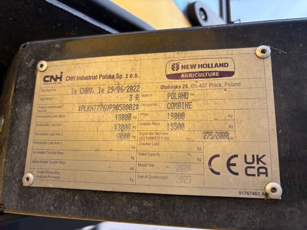 Mähdrescher of the type New Holland CH7.70, Gebrauchtmaschine in VERT TOULON (Picture 7)