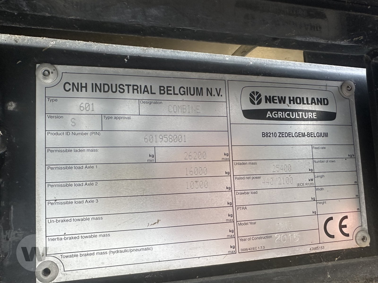 Mähdrescher des Typs New Holland CR 10.90, Gebrauchtmaschine in Jördenstorf (Bild 9)