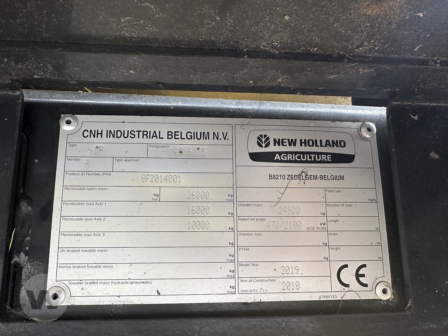 Mähdrescher des Typs New Holland CR 10.90, Gebrauchtmaschine in Jördenstorf (Bild 2)