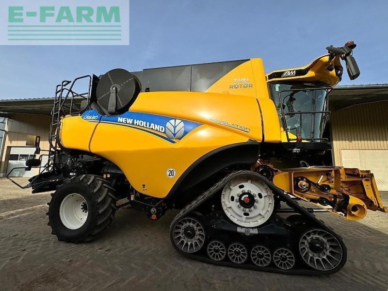 Mähdrescher typu New Holland cr 8.80 raupe 8,53m sw + sww, Gebrauchtmaschine v ANRODE / OT LENGEFELD
