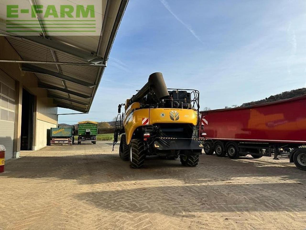 Mähdrescher typu New Holland cr 8.80 raupe 8,53m sw + sww, Gebrauchtmaschine v ANRODE / OT LENGEFELD (Obrázek 19)