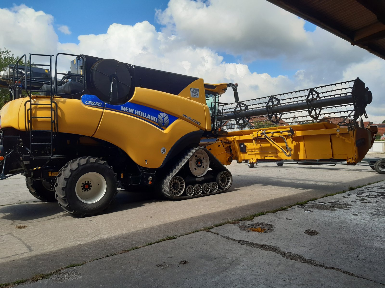 Mähdrescher of the type New Holland CR 8.80 ST IntelliSense hyd. Schnittwinkelverstellung, Gebrauchtmaschine in Penzing (Picture 4)