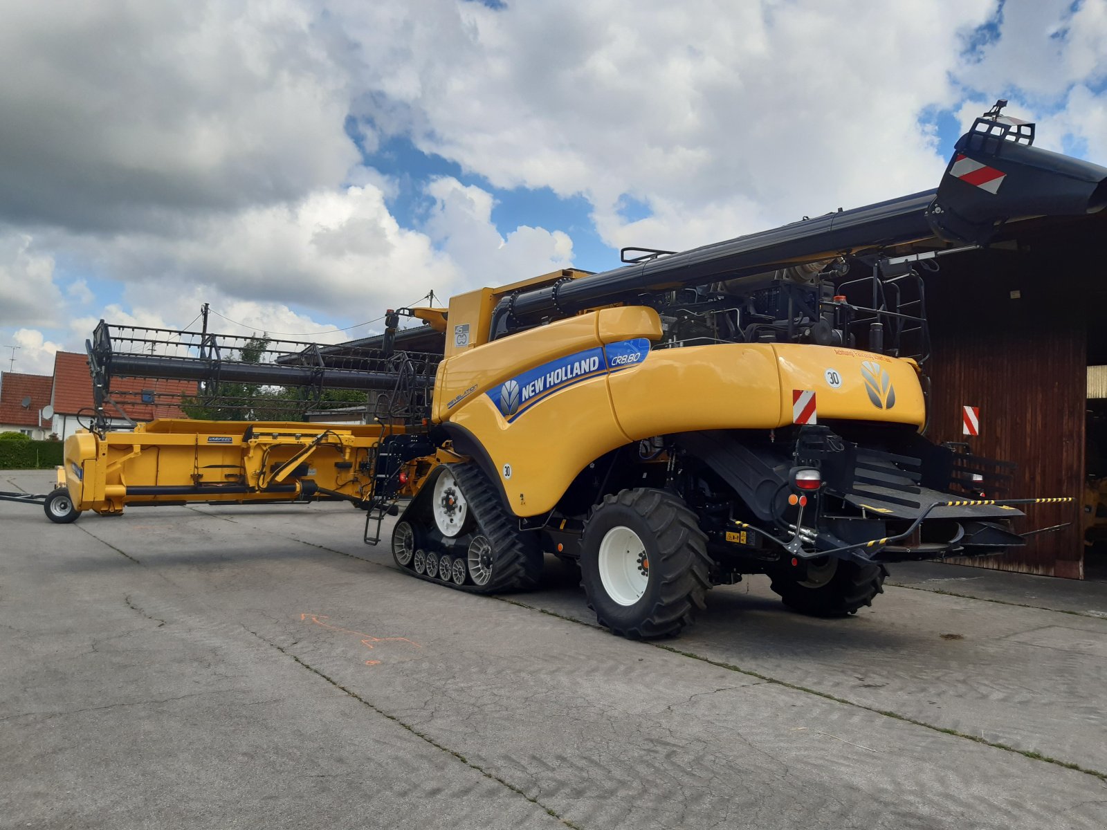 Mähdrescher of the type New Holland CR 8.80 ST IntelliSense hyd. Schnittwinkelverstellung, Gebrauchtmaschine in Penzing (Picture 7)