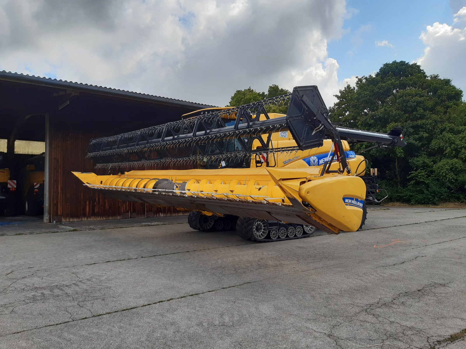 Mähdrescher of the type New Holland CR 8.80 ST IntelliSense hyd. Schnittwinkelverstellung, Gebrauchtmaschine in Penzing (Picture 8)