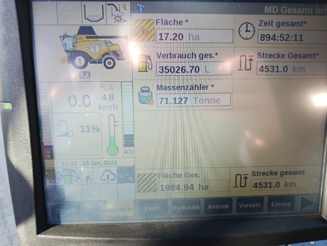 Mähdrescher a típus New Holland CR 8.80, Gebrauchtmaschine ekkor: Ebersbach (Kép 10)