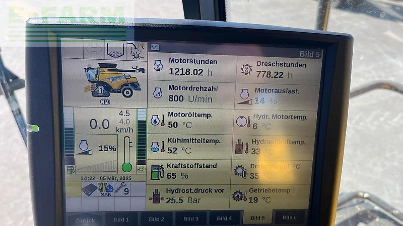 Mähdrescher типа New Holland cr 8.90 + 10,7m sw + sww intellisense, Gebrauchtmaschine в ANRODE / OT LENGEFELD (Фотография 14)