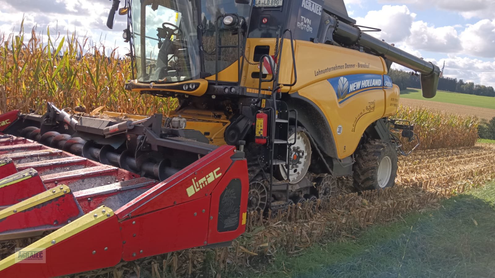 Mähdrescher типа New Holland CR 8.90 Raupe, Gebrauchtmaschine в Schalkham (Фотография 3)