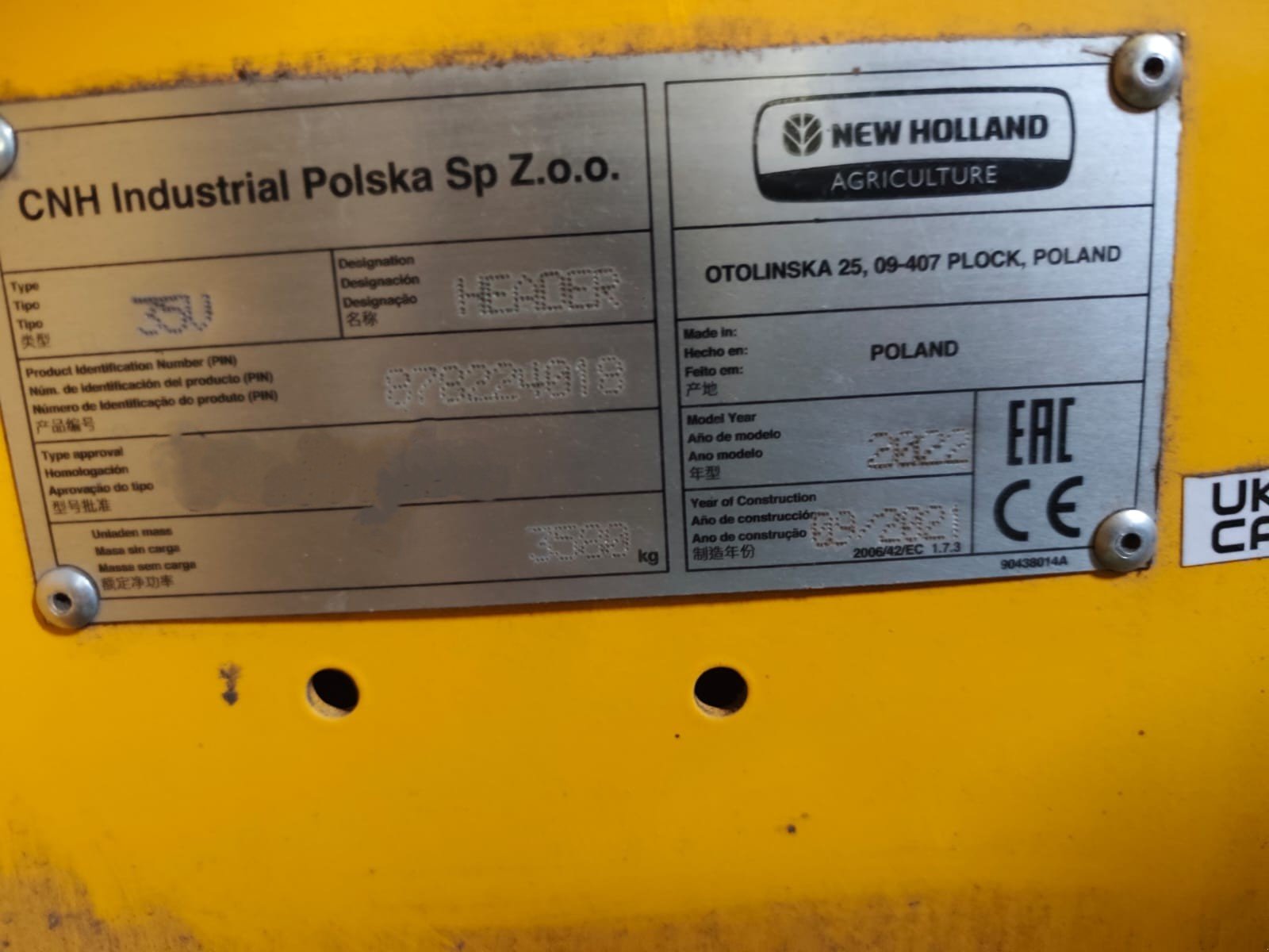 Mähdrescher des Typs New Holland CR 8.90, Gebrauchtmaschine in Taucha (Bild 16)