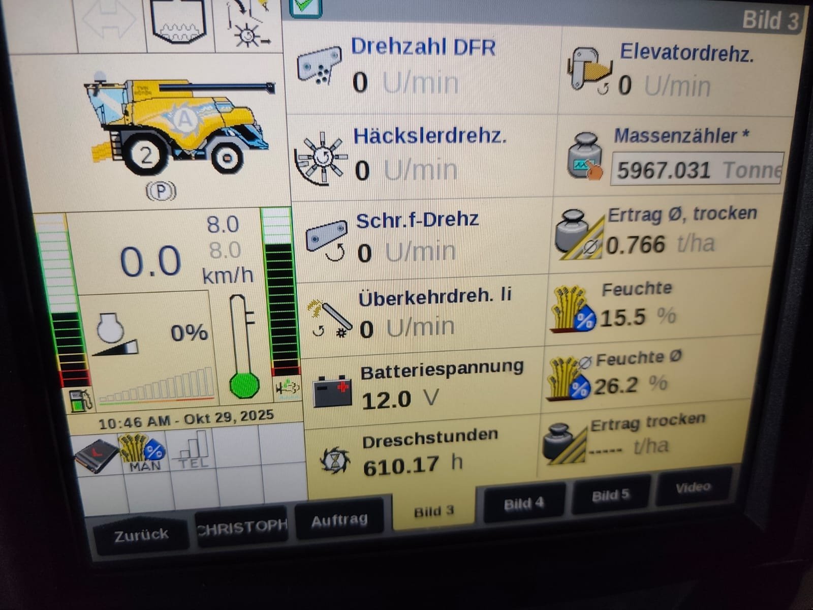 Mähdrescher des Typs New Holland CR 8.90, Gebrauchtmaschine in Taucha (Bild 7)