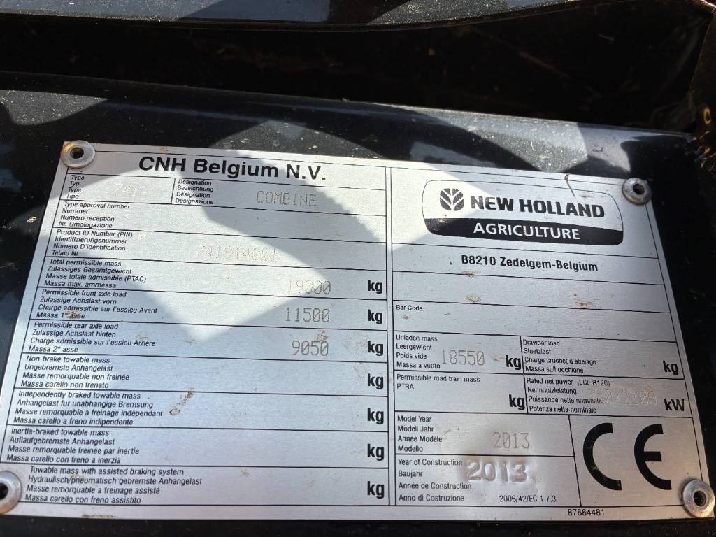 Mähdrescher typu New Holland CR 9080, Gebrauchtmaschine v Ribe (Obrázek 25)