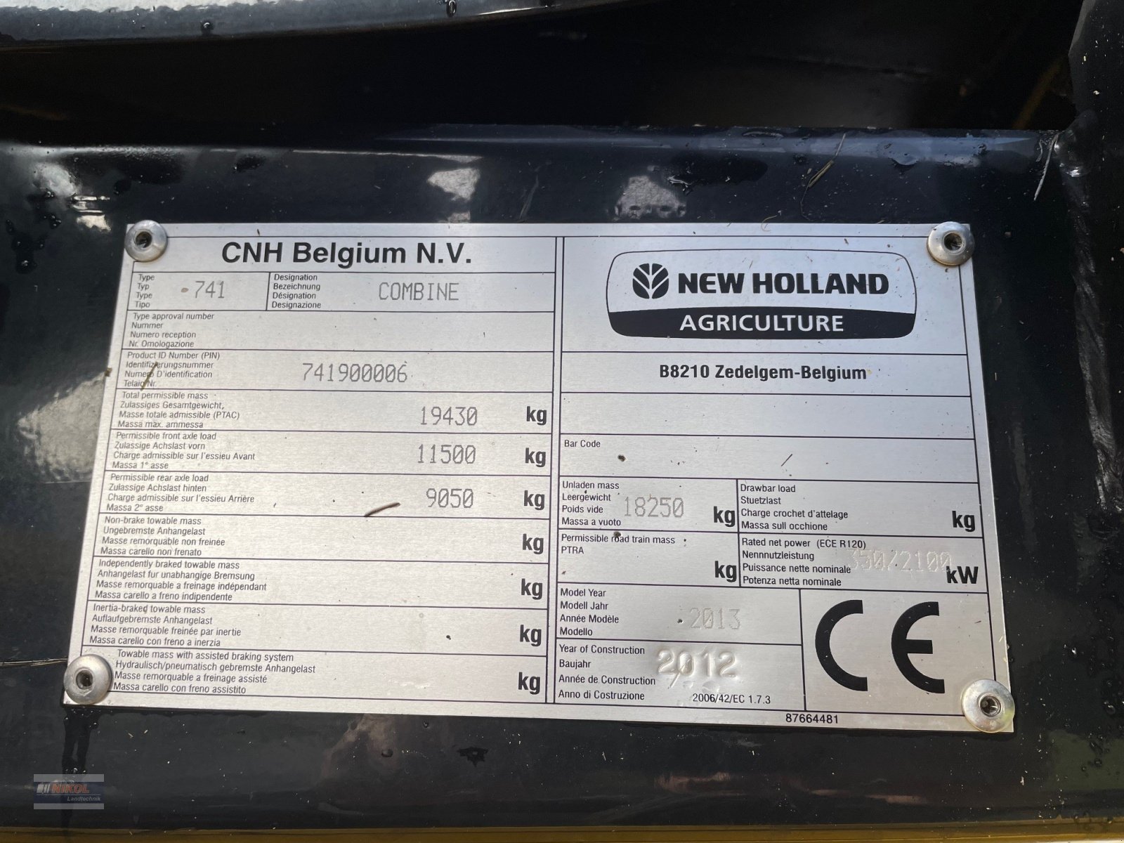 Mähdrescher typu New Holland CR 9080, Gebrauchtmaschine v Lichtenfels (Obrázek 11)