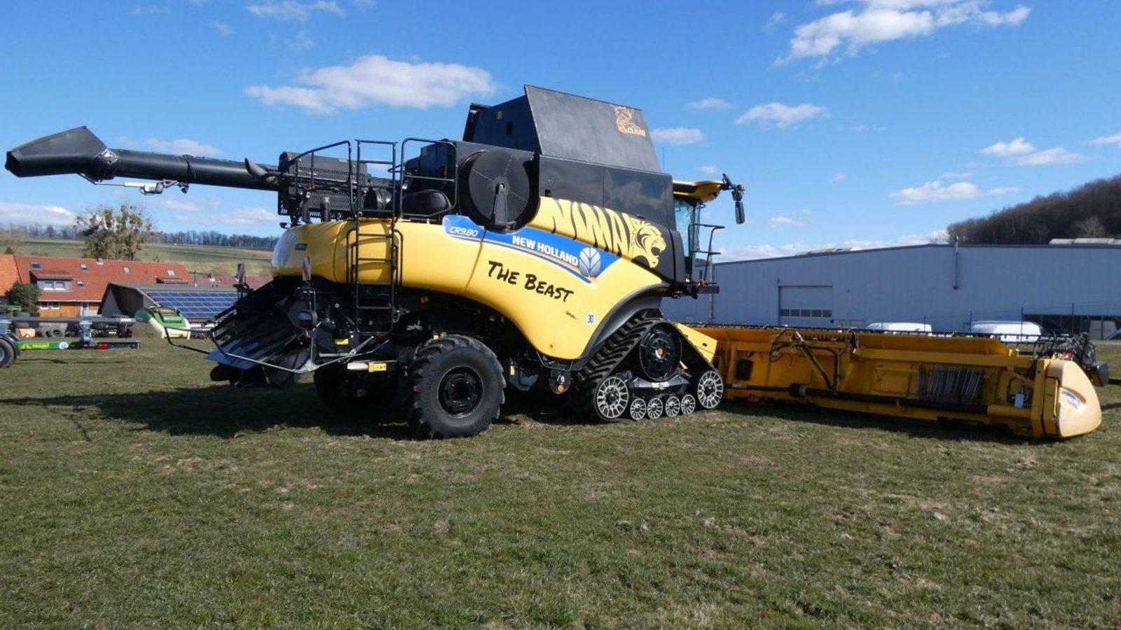 Mähdrescher des Typs New Holland CR 980 Bælte maskine. Med RTK og 12 meter skærebord., Gebrauchtmaschine in Kolding (Bild 7)