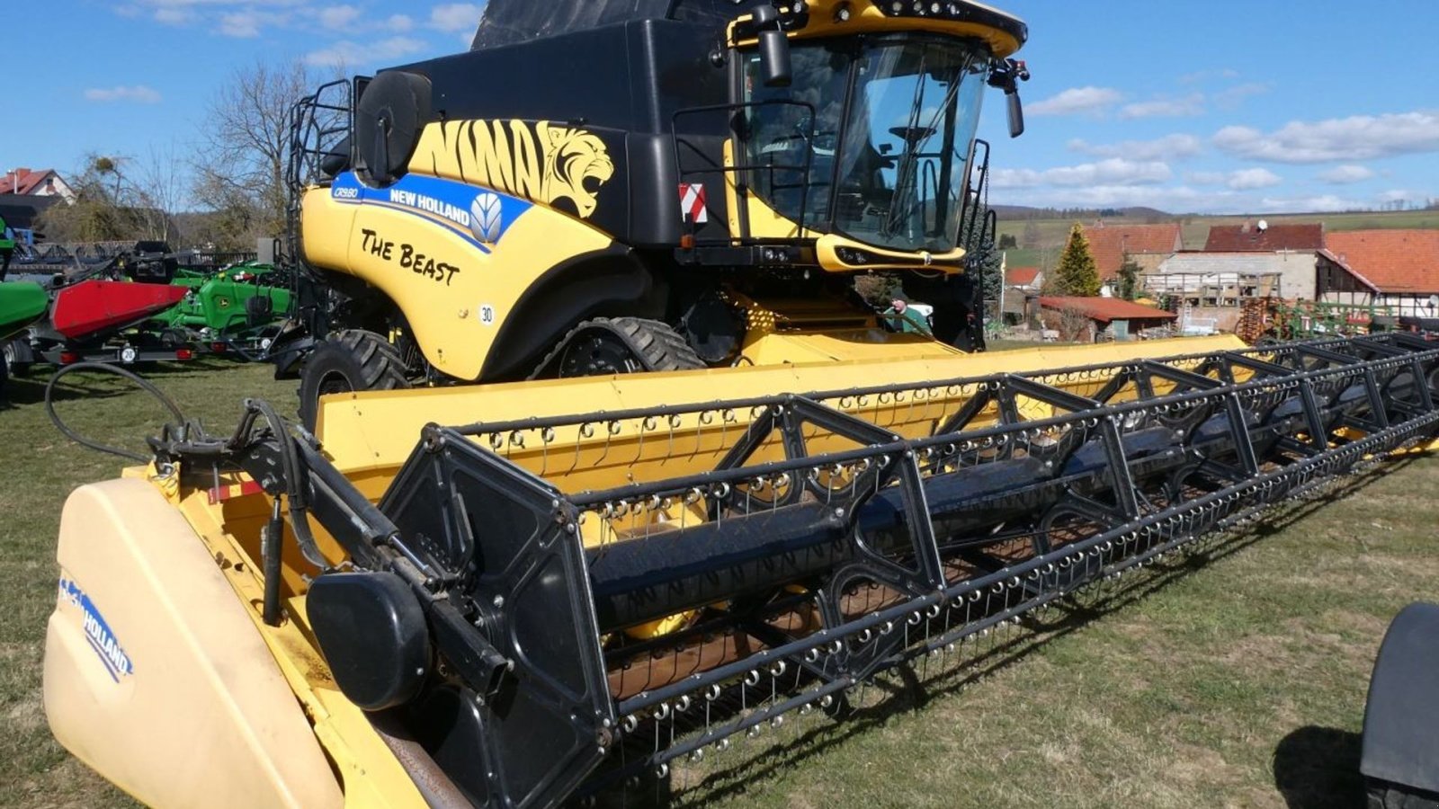 Mähdrescher des Typs New Holland CR 980 Bælte maskine. Med RTK og 12 meter skærebord., Gebrauchtmaschine in Kolding (Bild 1)