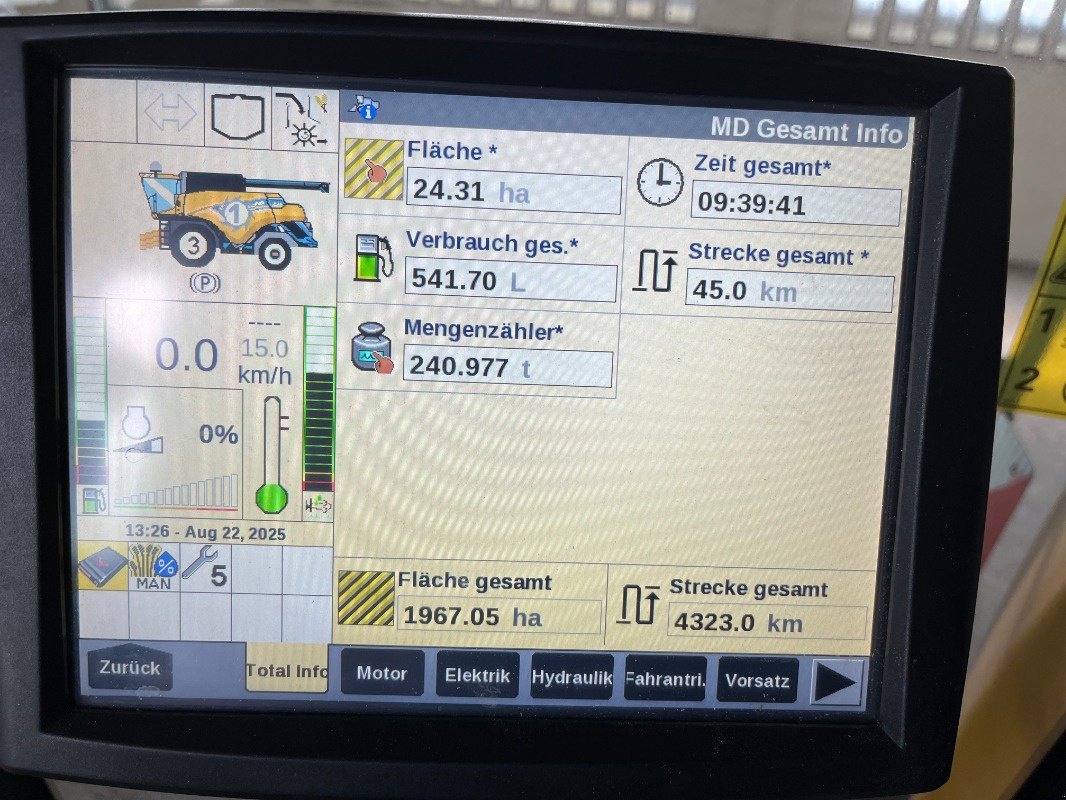 Mähdrescher typu New Holland CR 9.80, Gebrauchtmaschine v Ebersbach (Obrázek 10)